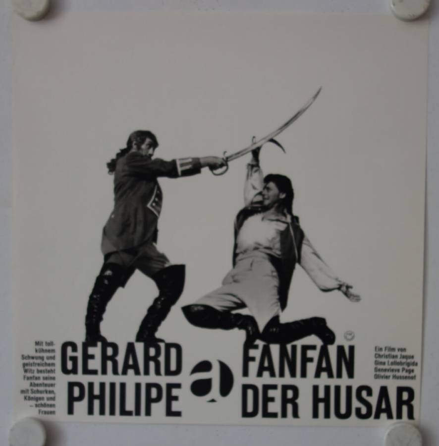 Fanfan der Husar originales deutsches Filmplakat (R60s)